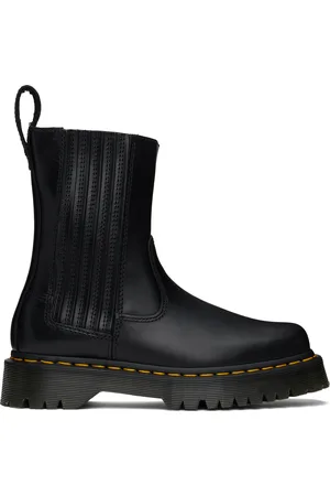 Dr. Martens Black Amaaya Lo Leather Boots