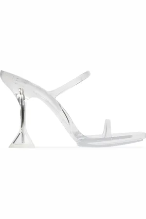 Amina Muaddi Brito Slipper Heeled Sandals