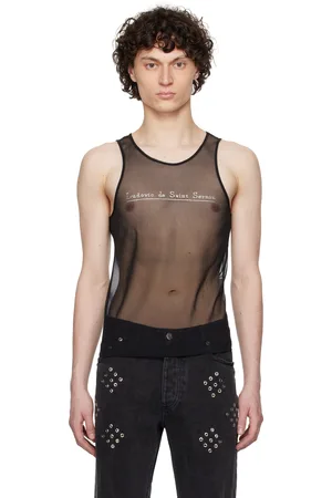 Ludovic De Saint Sernin Crystal Tank Top