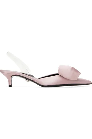 VERSACE Pink Alia Slingback 45 mm Heels