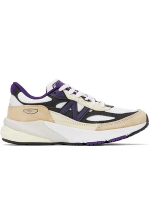 New Balance Off- & Purple Made in USA 990v6 Sneakers