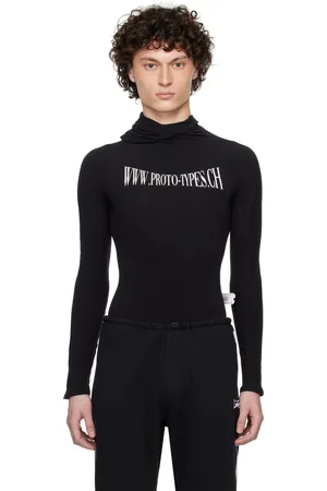 PROTOTYPES Black Twisted Website Hoodie