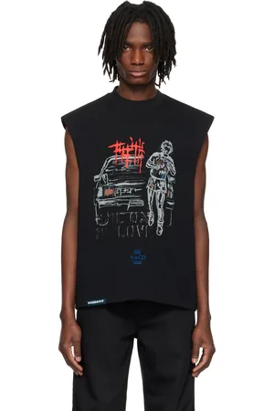 NAMESAKE Black Evans Terry Fox Tank Top