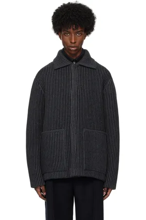 Ermenegildo Zegna Gray Wool & Cashmere Chore Jacket