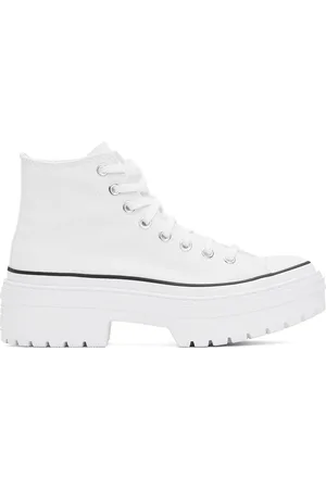 Converse White Chuck Taylor All Star Lugged Platform Sneakers