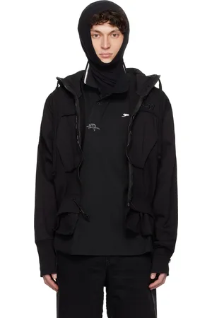 PROTOTYPES Black Toggle Hoodie
