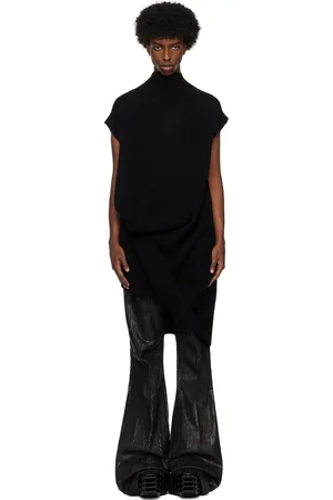 Rick Owens Black Porterville Jumbo Babel Turtleneck