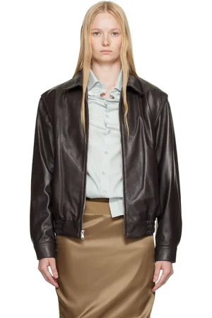 Commission Brown Garrison Leather Jacket