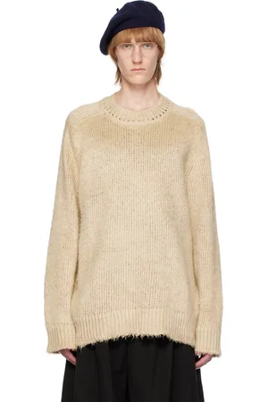 Maison Margiela Beige Brushed Sweater