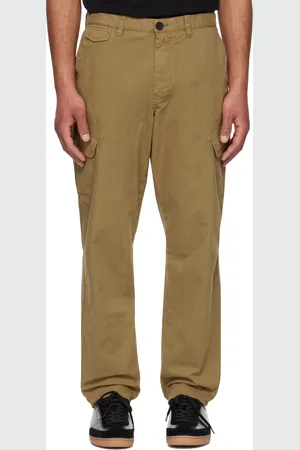 Paul Smith Brown Broad Stripe Zebra Cargo Pants
