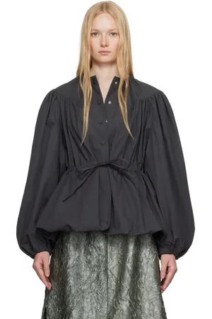 DRIES VAN NOTEN Gray Drawstring Jacket