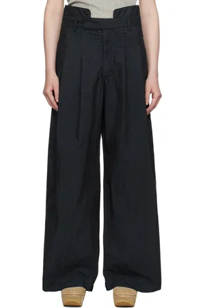ECKHAUS LATTA Navy Flight Trousers