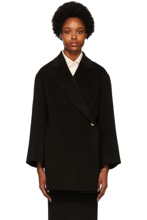 By Malene Birger Black Ayvia Double-Breasted Coat