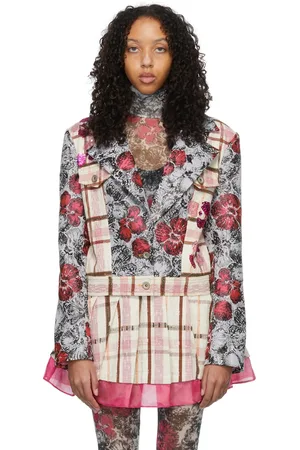 Shuting Qiu Grey Cotton Jacket