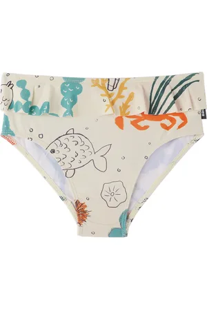 nadadelazos Kids Off-White Swim Briefs