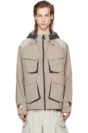 meanswhile Taupe Air Window Jacket
