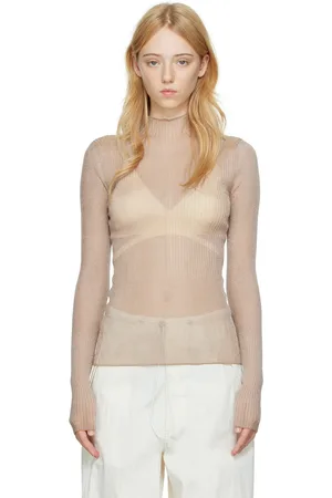 DION LEE Rib Long-Sleeve T-Shirt