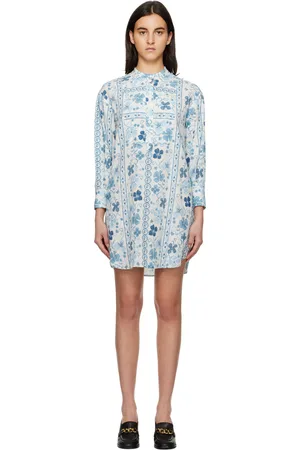 See by Chloé Blue Caravan Minidress
