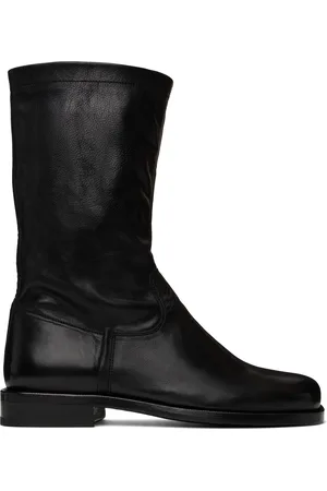 LEMAIRE Black Soft Workwear Boots