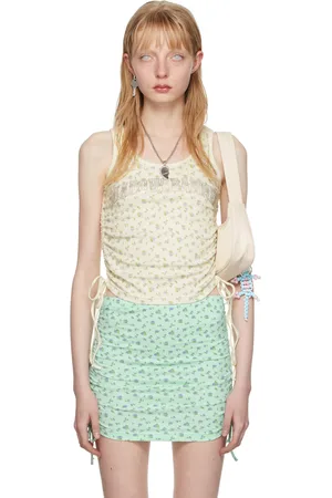 Petra Collins SSENSE Exclusive Yellow Harmony Tank Top