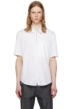 Courrèges White Zipped Poplin Shirt