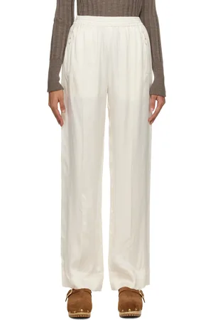 See by Chloé Off-White Pinched Seams Lounge Pants