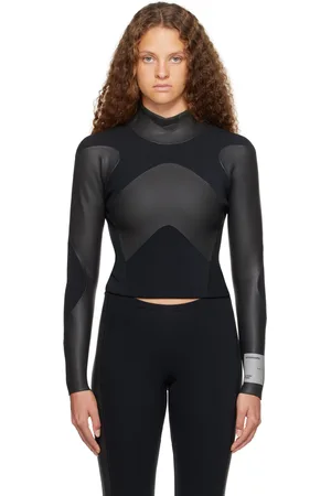 DION LEE Haydenshapes by SSENSE Exclusive Black & Gray Long Sleeve T-Shirt