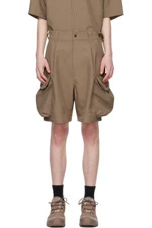meanswhile Brown Luggage Shorts