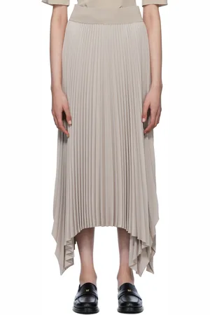 Joseph Beige Ade Midi Skirt