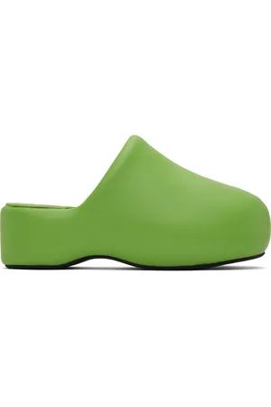 SIMON MILLER Green Bubble Loafers