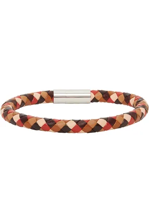 Paul Smith Multicolor Woven Leather Bracelet