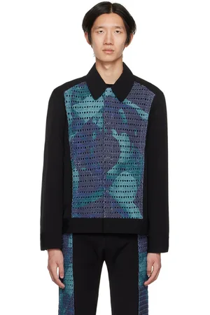 PONDER.ER SSENSE Exclusive Black Combat Jacket