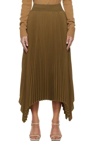 Joseph Khaki Ade Midi Skirt
