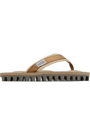 SUICOKE Beige JONO Flip Flops