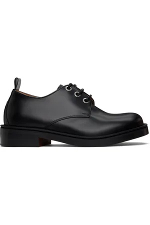 Alexander McQueen Black Trunk Lace Up Derbys