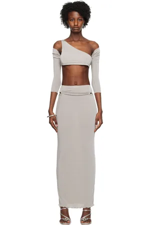 TYRELL SSENSE Exclusive Gray Camisole & Maxi Skirt Set