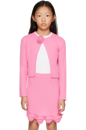 MISS BLUMARINE Kids Open Cardigan
