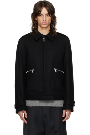 DRIES VAN NOTEN Black Wool Jacket