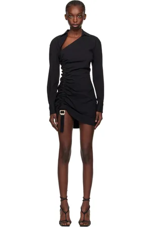 DION LEE Safety Slider Gathered Minidress