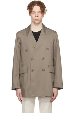 Cornerstone Gray Cotton Blazer