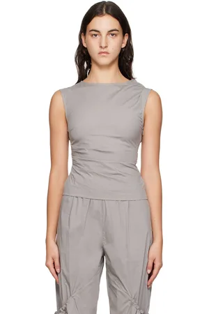 Wynn Hamlyn Gray Monica Tank Top