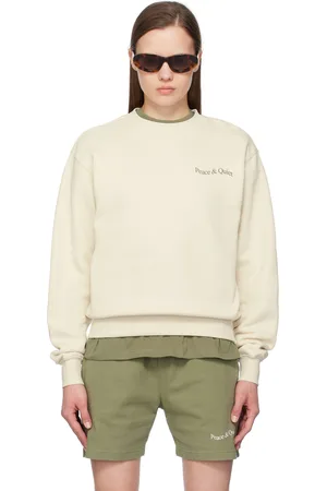 Museum Of Peace & Quiet Off-White Wordmark Sweatshirt