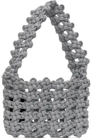 KARA Gray Knot Armpit Bag