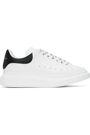 Alexander McQueen White & Black Oversized Sneakers