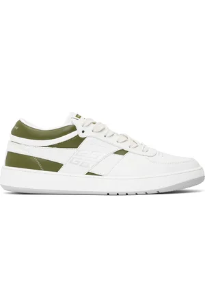 Givenchy White & Khaki G Move Sneakers