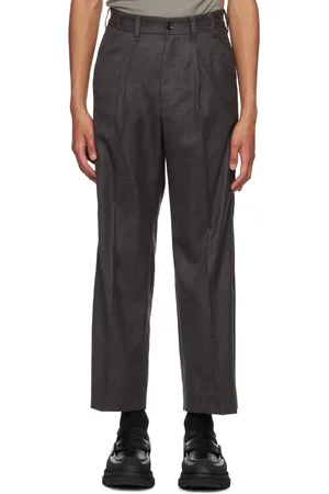 meanswhile Gray Side Zip Trousers
