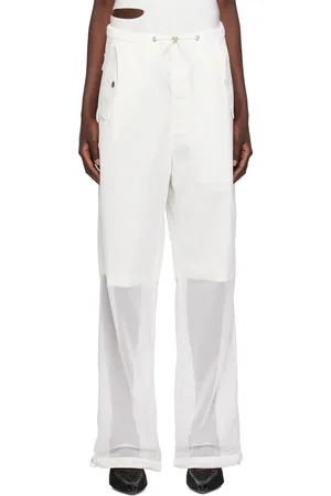 DION LEE White Parachute Trousers