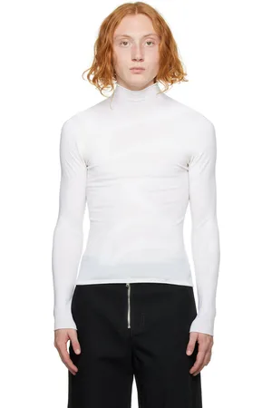 DION LEE Rolled Long Sleeve Turtleneck