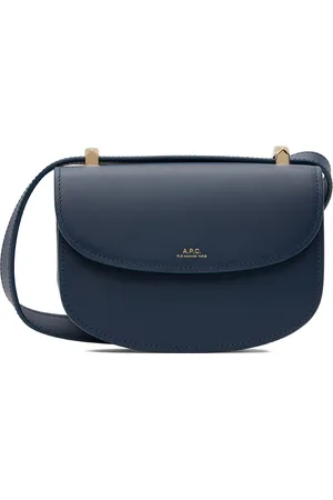 A.P.C. Navy Mini Genève Bag