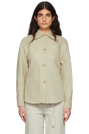 Vince Beige Cotton Shirt